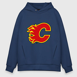 Мужское худи оверсайз Calgary Flames