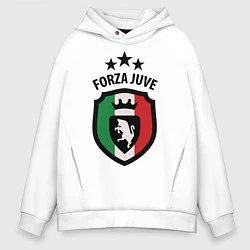 Толстовка оверсайз мужская Forza Juventus, цвет: белый