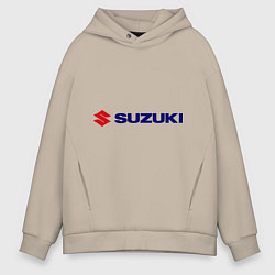 Толстовка оверсайз мужская Suzuki, цвет: миндальный
