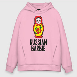Мужское худи оверсайз Russian Barbie