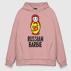 Мужское худи оверсайз Russian Barbie