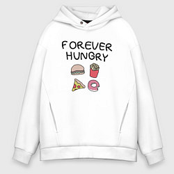 Мужское худи оверсайз Forever Hungry