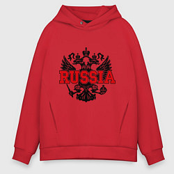 Мужское худи оверсайз Russia Coat