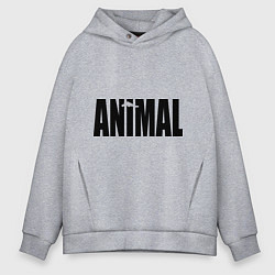 Мужское худи оверсайз Animal