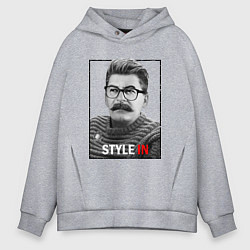 Толстовка оверсайз мужская Stalin: Style in, цвет: меланж