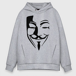 Мужское худи оверсайз Vendetta Mask