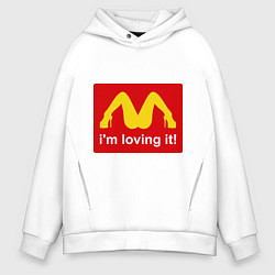 Мужское худи оверсайз Im lovin it!