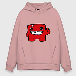 Мужское худи оверсайз Super Meat Boy