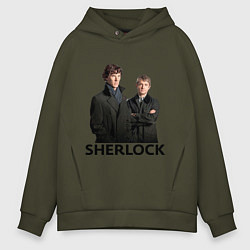 Мужское худи оверсайз Sherlock