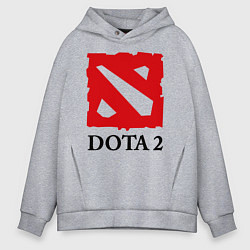 Мужское худи оверсайз Dota 2: Logo