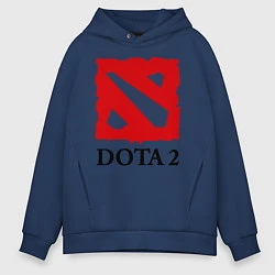 Мужское худи оверсайз Dota 2: Logo