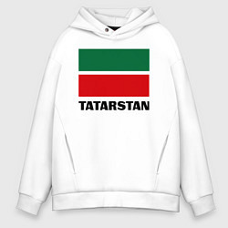 Мужское худи оверсайз Флаг Татарстана