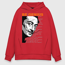 Мужское худи оверсайз Dali: Be Genius