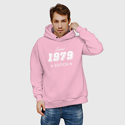 Толстовка оверсайз мужская Limited Edition 1979 цвета светло-розовый — фото 2