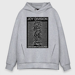 Мужское худи оверсайз Joy Division: Unknown Pleasures