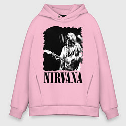 Мужское худи оверсайз Black Nirvana