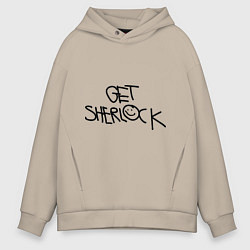 Мужское худи оверсайз Get sherlock