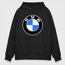 Мужское худи оверсайз Logo BMW