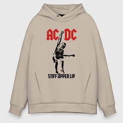 Мужское худи оверсайз AC/DC: Stiff Upper Lip
