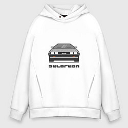 Мужское худи оверсайз DeLorean