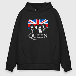 Мужское худи оверсайз Queen UK