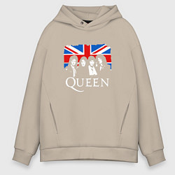 Мужское худи оверсайз Queen UK