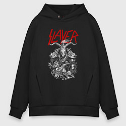 Мужское худи оверсайз Slayer: Devil Goat