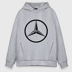Мужское худи оверсайз Mercedes-Benz logo