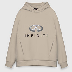 Мужское худи оверсайз Logo Infiniti