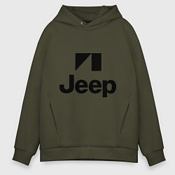 Мужское худи оверсайз Jeep logo