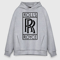 Мужское худи оверсайз Rolls-Royce logo