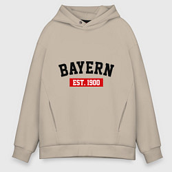 Мужское худи оверсайз FC Bayern Est. 1900