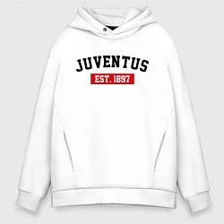 Мужское худи оверсайз FC Juventus Est. 1897