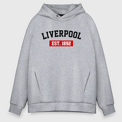 Мужское худи оверсайз FC Liverpool Est. 1892