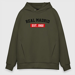 Мужское худи оверсайз FC Real Madrid Est. 1902