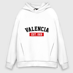 Мужское худи оверсайз FC Valencia Est. 1919