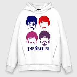 Мужское худи оверсайз The Beatles faces
