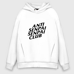 Мужское худи оверсайз ANTI SENPAI CLUB