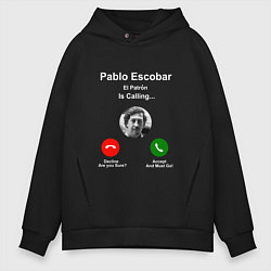 Мужское худи оверсайз Escobar is calling