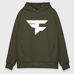 Толстовка оверсайз мужская FAZE Symbol, цвет: хаки