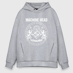 Толстовка оверсайз мужская Machine Head MCMXCII, цвет: меланж