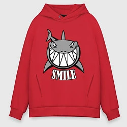 Мужское худи оверсайз Shark Smile