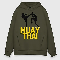 Мужское худи оверсайз Muay Thai
