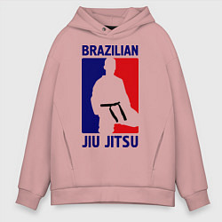 Мужское худи оверсайз Brazilian Jiu jitsu