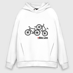 Мужское худи оверсайз Bike Love