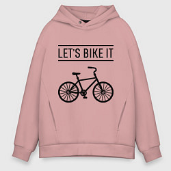 Мужское худи оверсайз Lets bike it