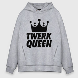 Мужское худи оверсайз Twerk Queen