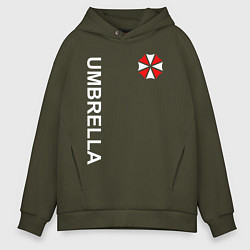 Толстовка оверсайз мужская UMBRELLA CORP, цвет: хаки