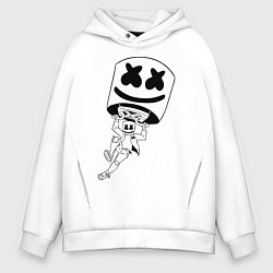 Мужское худи оверсайз Marshmello King