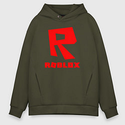Толстовка оверсайз мужская ROBLOX, цвет: хаки